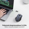 Mysz Bezprzewodowa Acer Ergonomiczna 6 Przycisków 1600 DPI Plug & Play