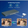 YuanLey AI YS2422FS-P 24-portowy przełącznik PoE z 2 Gigabit Ethernet
