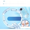 WELLRELAXX Smart Hula Hoop z licznikiem i kulą obwód 75-110 cm jasny niebie