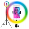 Lampa pierścieniowa RingLight 10cali RGB na statywie