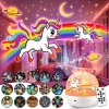 Lampka Nocna Z Projektorem Gnieździstego Nieba + Pilot