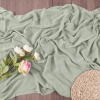 AUAUY Bieżnik na stół z gazy, 80 x 300cm styl boho na baby shower dekoracja