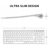 Klawiatura Bezprzewodowa iClever IC-BK10 BT iOS Android Windows Qwertz
