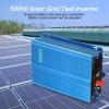 Snowtaros Falownik solarny 500 W, DC16 V-28 V, MPPT czysty sinus AC 230 V
