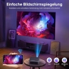 AKATUO ak-30 Projektor rzutnik wideo 4K z obsługą 20000L 600ANSI 5G WiFi BT