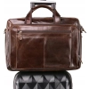 Oryginalna męska torba ze skóry bydlęcej, regulowany pasek GENERIC