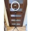 Lampa pierścieniowa RingLight 10cali RGB na statywie
