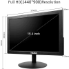 Thinlerain Monitor PC 15,4 cala 60 Hz głośniki HDMI VGA 1400 × 900 LED