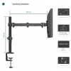 Uchwyt stojak na monitor telewizor Bontec MDM001B 13-32