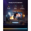 MEREDO Soundbar TV Z Subwooferem 3.1 RGB Bluetooth 5.3 Dla PC i Konsol