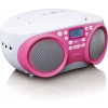 Lenco SCD-301 przenośny odtwarzacz radiowy/CD - różowy