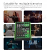 DEBRA DI-4UX 4 kanałowy mikser audio, 99 efektów DSP, wejście USB/MP3, 48 V