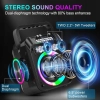 SOCODOX Głośnik bluetooth z funkcją karaoke 12h światło RGB Dyskoteka
