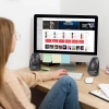Zestaw dwóch głośników Ewent 2.0 Speakers USB 5V AUX 10W 80Hz-20kHz czarny