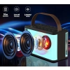Zestaw karaoke BONAOK K20 mikrofon Bluetooth z głośnikiem i lampkami