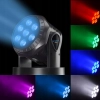 MINI WASH Betopper LM70SR RGBW 7x8W DMX SOUND + PILOT