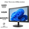 Thinlerain Monitor PC 15,4 cala 60 Hz głośniki HDMI VGA 1400 × 900 LED