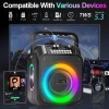 SOCODOX Głośnik bluetooth z funkcją karaoke 12h światło RGB Dyskoteka
