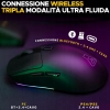 THE G-LAB - Kult Titanium Pro - Bezprzewodowa mysz gamingowa ze stacją ładu