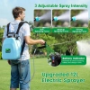 Elektryczny Opryskiwacz Plecakowy 12L 3-Biegi 5-Dysz Teleskopowa Lanca