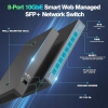 SODOLA 8portowy 10G przełącznik zarządzany przez sieć 8 portów SFP+10G M201