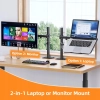 SUPTEK Regulowane Ramie Stojak Taca Na Laptop Uniwersalne 40 cm 360 stopni