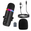 ZealSound K66 PRO Mikrofon pojemnościowy USB, Plug&Play dla YT STREAM
