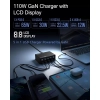 Ładowarka MANTO 110W USB C z wyświetlaczem LCD, 5-portowa 2x USB-C, 3xUSB-A
