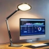 Lampa biurkowa LED LitONES F-630 15W regulacja jasności 3 tryby czarna