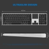 Klawiatura bezprzewodowa Jelly Comb K62B3 2.4GHz Ultra Slim QWERTZ Niemieck