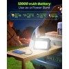 CLV Solarny reflektor LED 60W USB 12000 MAH 5 poziomów jasności