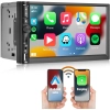 NHOPEEW A3263 Samochodowe radio Bluetooth 2 DIN, dotykowy, odtwarzacz MP5