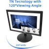Thinlerain Monitor PC 15,4 cala 60 Hz głośniki HDMI VGA 1400 × 900 LED