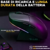 THE G-LAB - Kult Titanium Pro - Bezprzewodowa mysz gamingowa ze stacją ładu