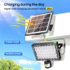 CLV Lampy Solarne Zewnętrzne Z Czujnikiem Ruchu 30W 2600LM Pilot 6 Trybów