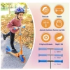 Hulajnoga Scooter TB-H203 dla dzieci, świecące koła, kolor: Pomarańczowy