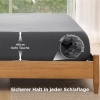Bedsure Prześcieradło z gumką 140 x 200 cm, ekstra głębokie - prześcieradło