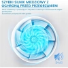 XIIW Cichy Wentylator łazienkowy Wyciągowy 100 mm 12W 95m³/h Sensor wilgoci
