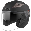 Kask motocyklowy Yema YM-627 r. M czarny Mat z podwójnym wizjerem