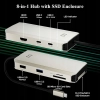 Hub USB-C Minthouz z obudową SSD M.2 PCIe NVMe, 10Gb/s 4K@60Hz HDMI 100W