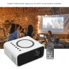 Mini Projektor, YT300 1080P Full HD do Kina Domowego z Głośnikiem