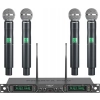 PHENYX PRO PTU 5000 Bezprzewodowe Mikrofony Karaoke, 4-Kanałowe