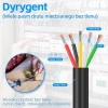 Kabel silikonowy elektryczny przewód miedź czarny 14awg 5x2mm 15 metrów