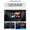 Radio samochodowe Eunavi Opel Adam 2013 -2016 Corsa E 2015 -2019 2-DIN 9