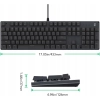 Black Shark SIXGILL K2 klawiatura qwertz mechaniczna przewodowa LED RGB PC