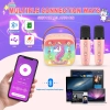 Zestaw do karaoke dla dzieci unicorn różowy brak kabla ładującego