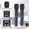 ALPOWL WXM Zhong Kong Karaoke Zestaw 2 Mikrofonów Bezprzewodowych UHF
