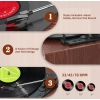 Gramofon Fydee A6 odtwarzacz płyt z Bluetooth i głośnikiem, vintage