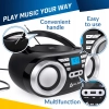 KLIM B3 przenośny odtwarzacz CD Bluetooth Boombox z radiem FM