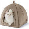 Bedsure Domek Legowisko dla Kota 2w1 40x40 cm Składana Jaskinia z Poduszką